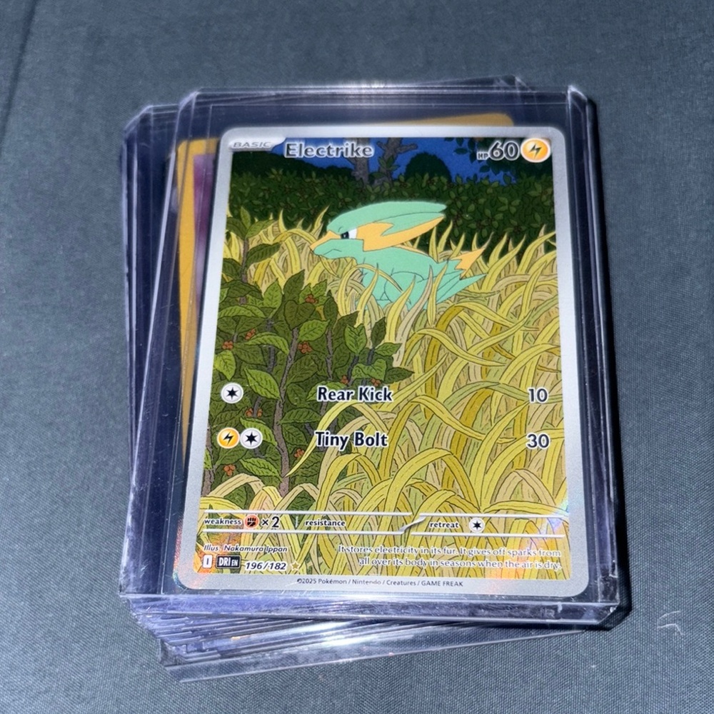 Pokemon Electrike Card